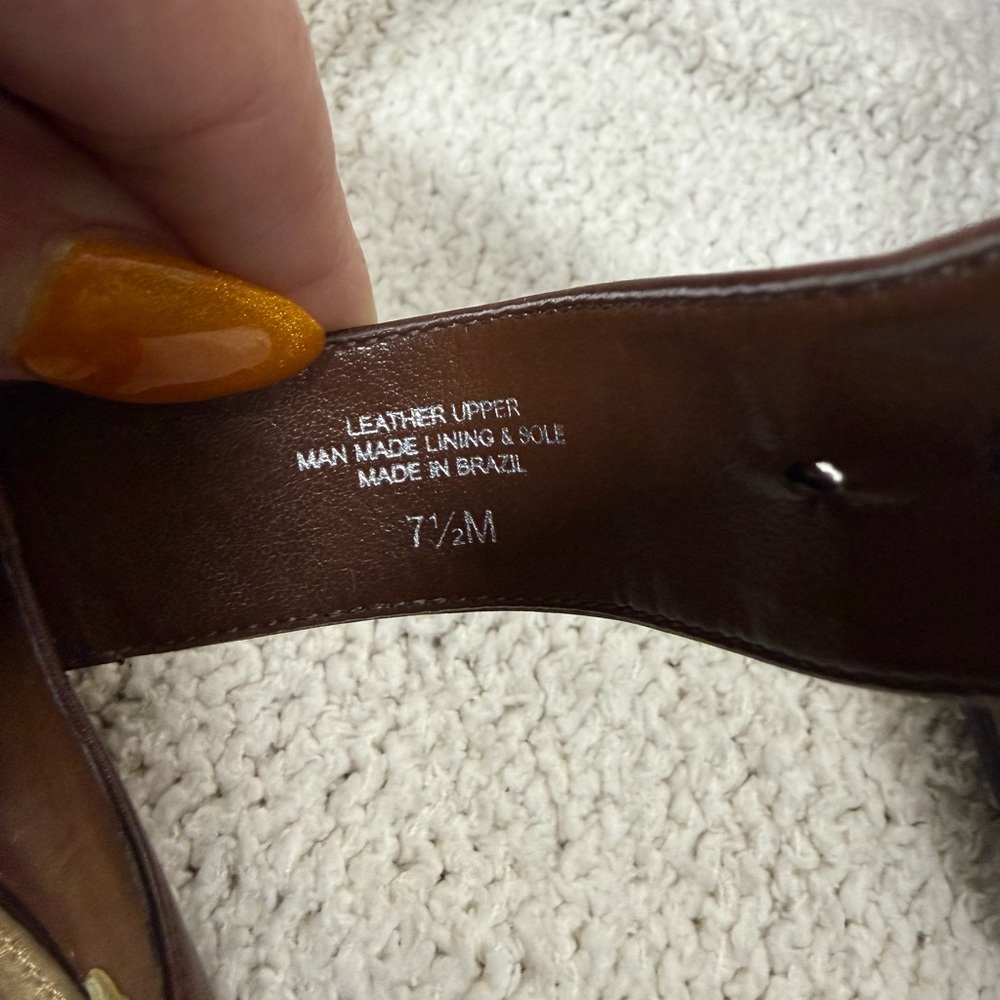 ANTONIO MELANI Chocolate Brown Heels - Picture 6 of 8